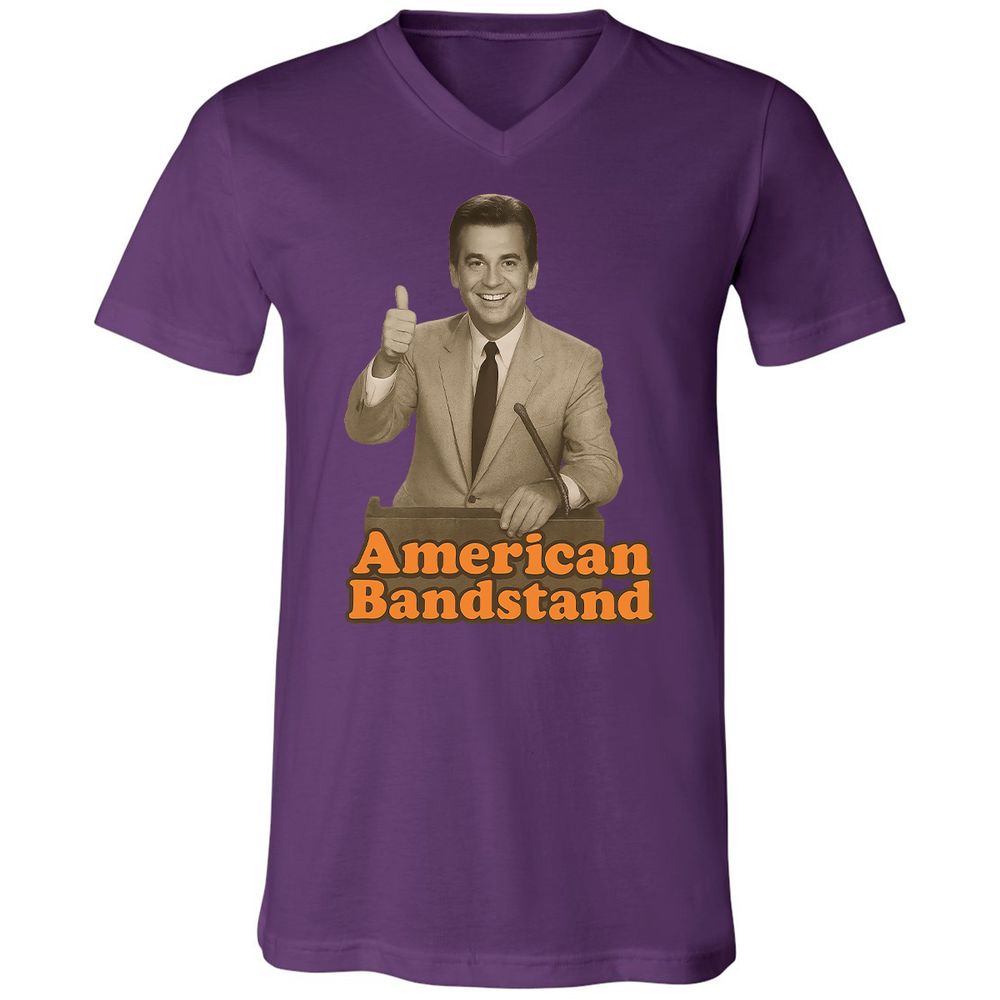 Unisex V-Neck T-Shirt - U7TULV74 - Team Purple - 9