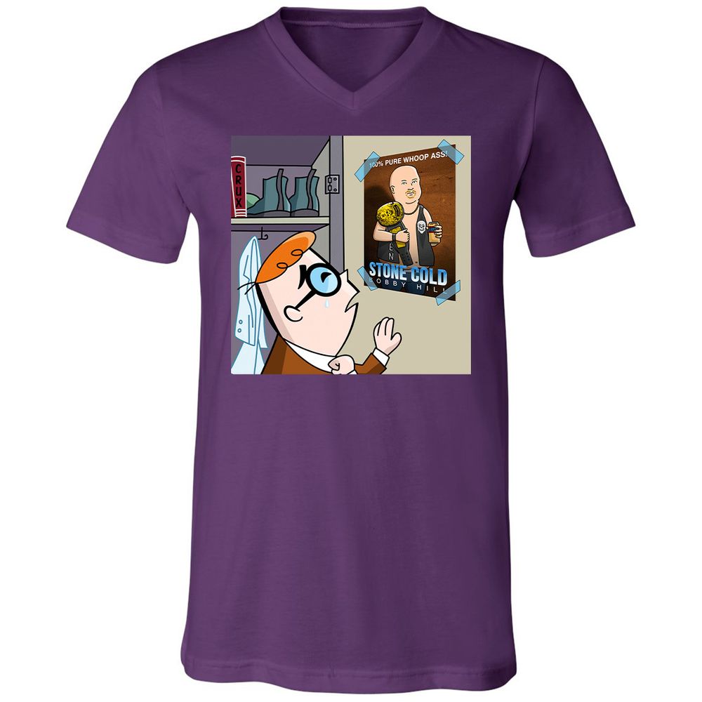 Unisex V-Neck T-Shirt - EYE2AMA6 - Team Purple - 9