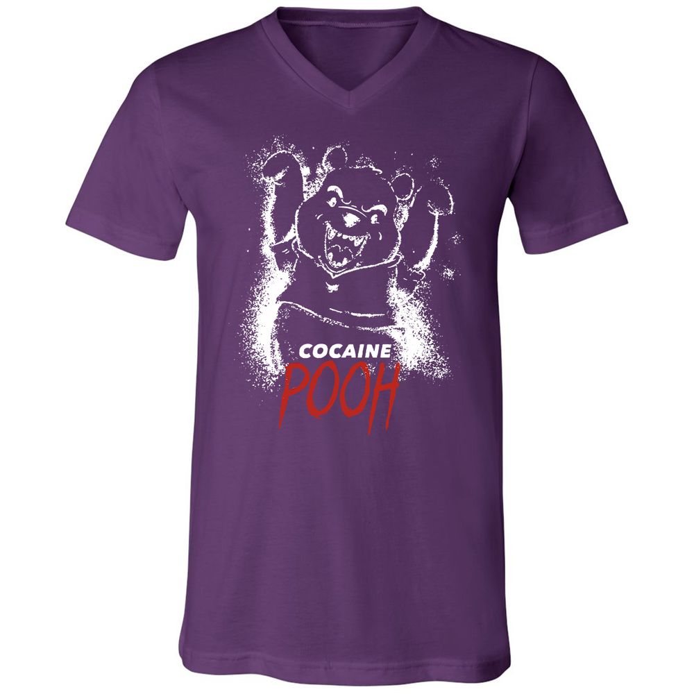 Unisex V-Neck T-Shirt - TD6LDJ6X - Team Purple - 9