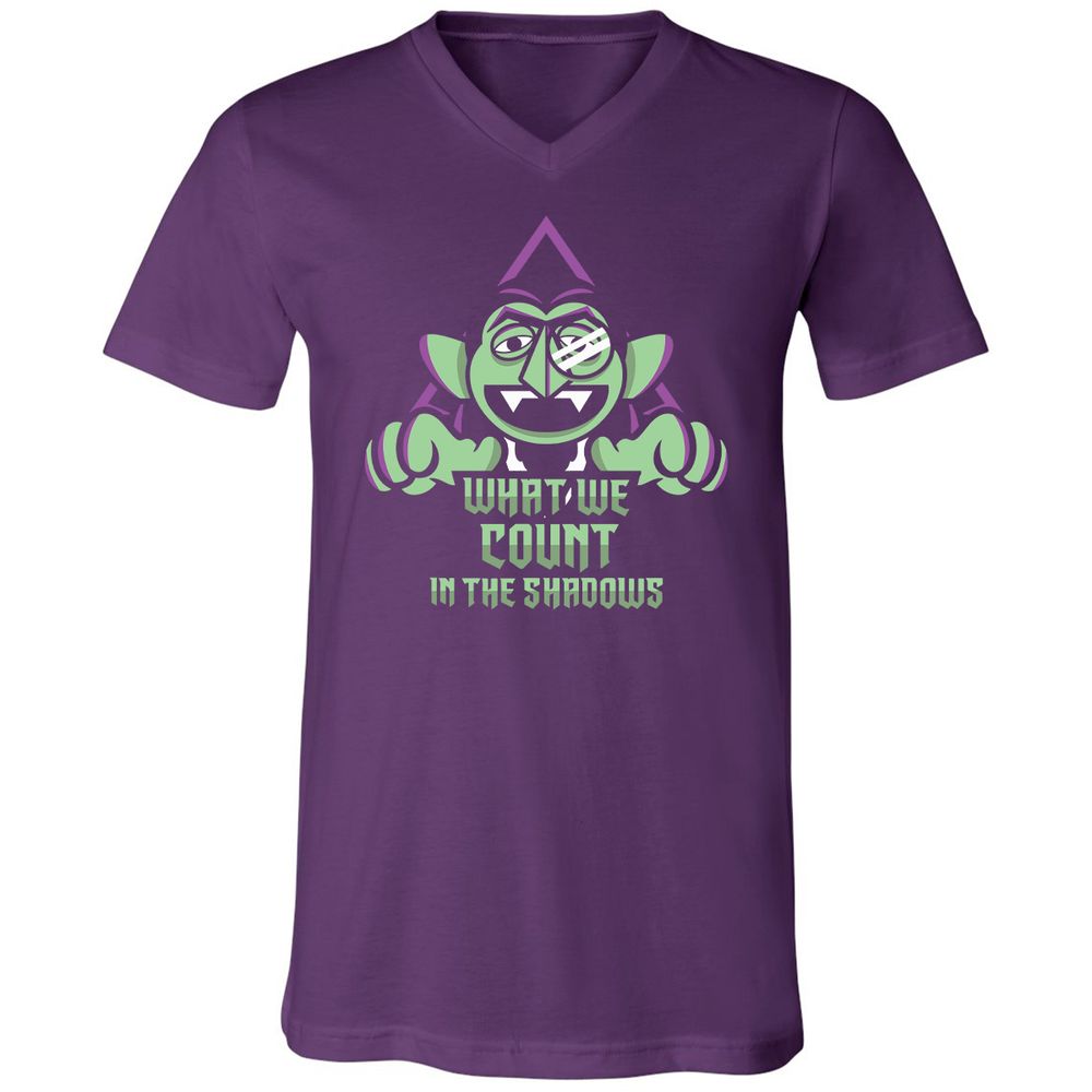 Unisex V-Neck T-Shirt - N6ZPRD17 - Team Purple - 9