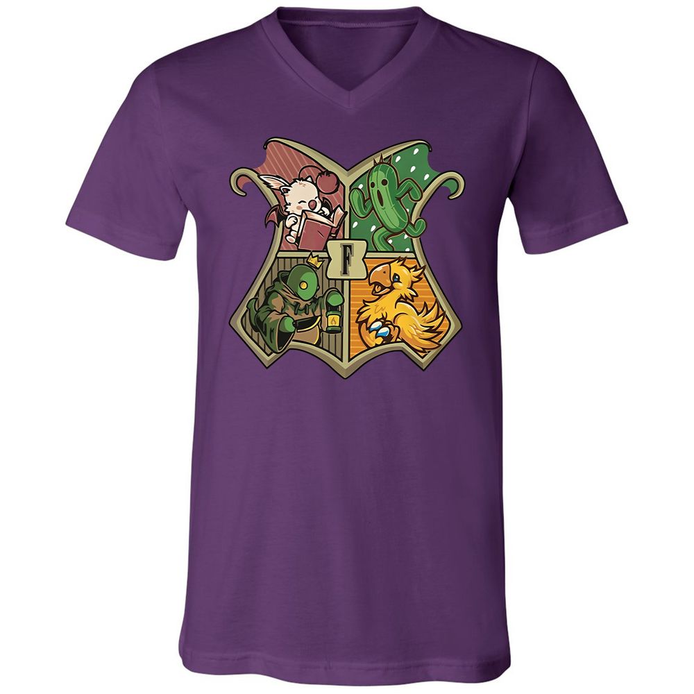 Unisex V-Neck T-Shirt - VK3RTT98 - Team Purple - 9