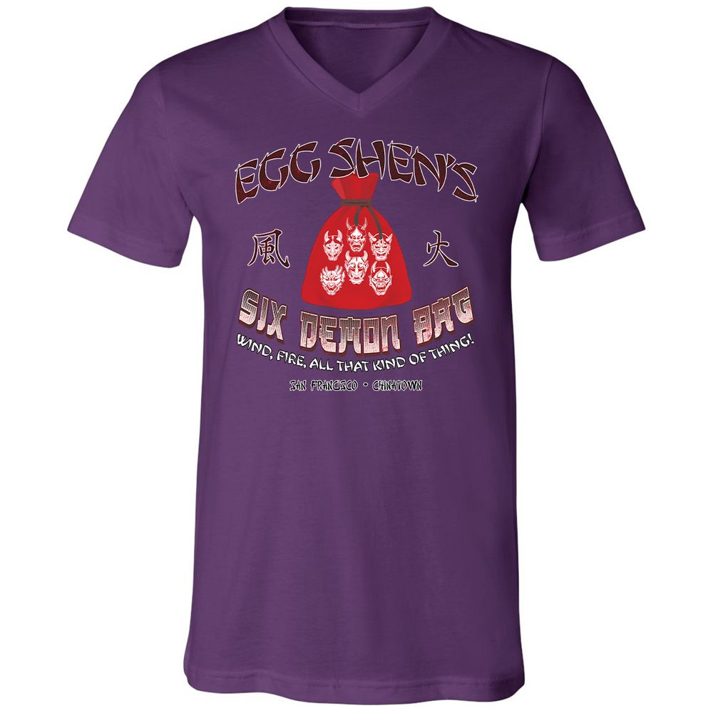 Unisex V-Neck T-Shirt - MVP3UF81 - Team Purple - 9