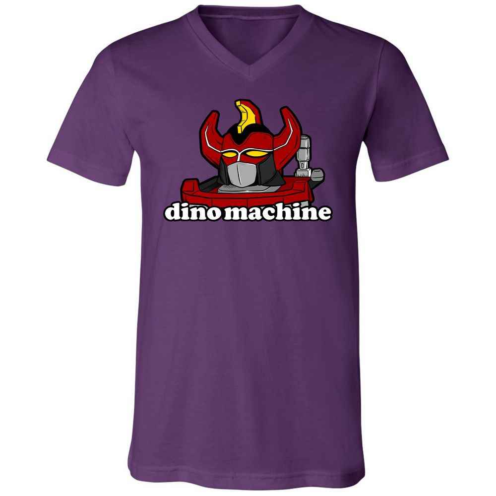 Unisex V-Neck T-Shirt - H9W7QDDN - Team Purple - 9