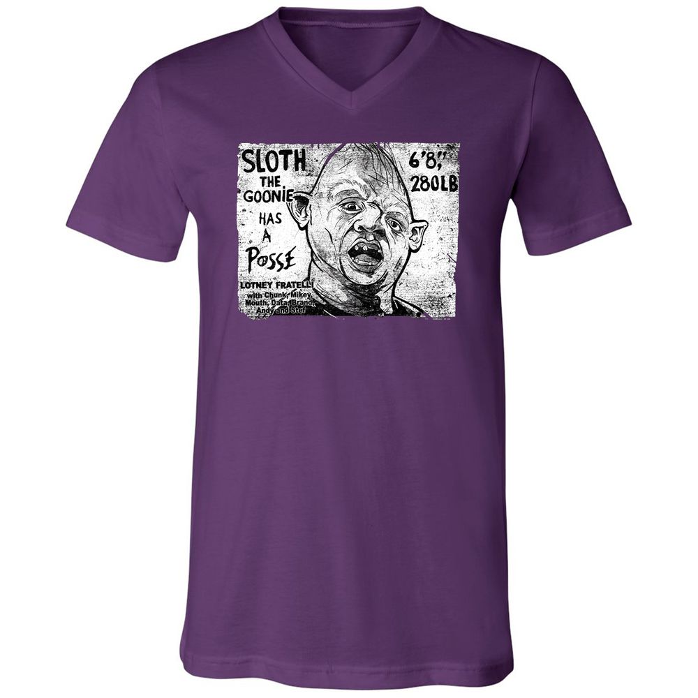 Unisex V-Neck T-Shirt - A78M4RF1 - Team Purple - 9