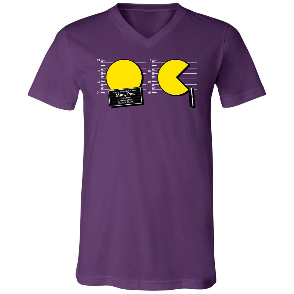 Unisex V-Neck T-Shirt - 8CE72UGG - Team Purple - 9