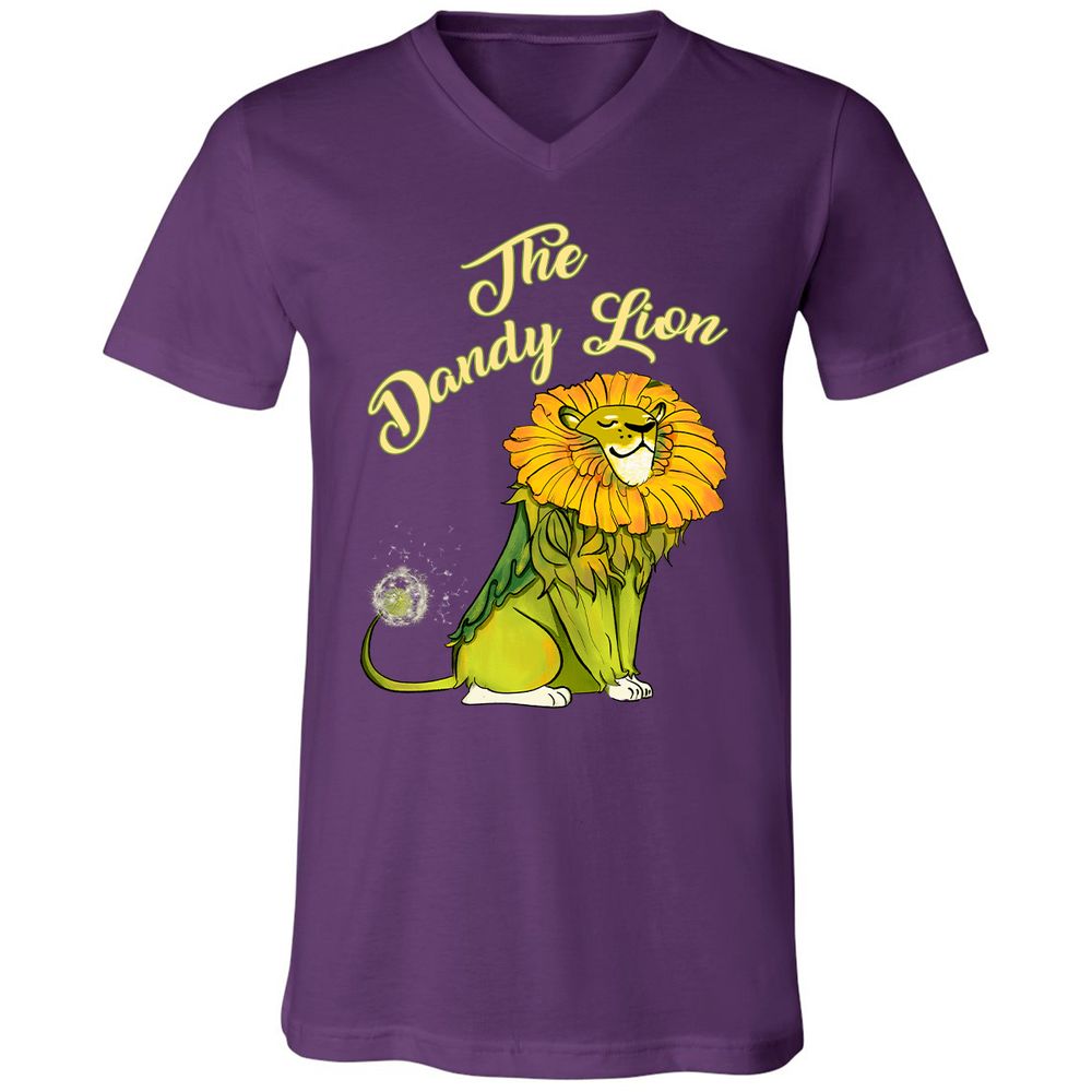 Unisex V-Neck T-Shirt - RH3UG85U - Team Purple - 9