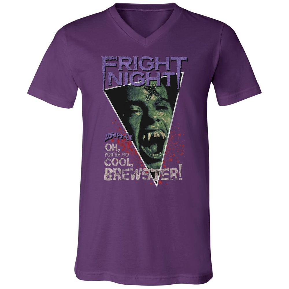 Unisex V-Neck T-Shirt - P46LCXEX - Team Purple - 9