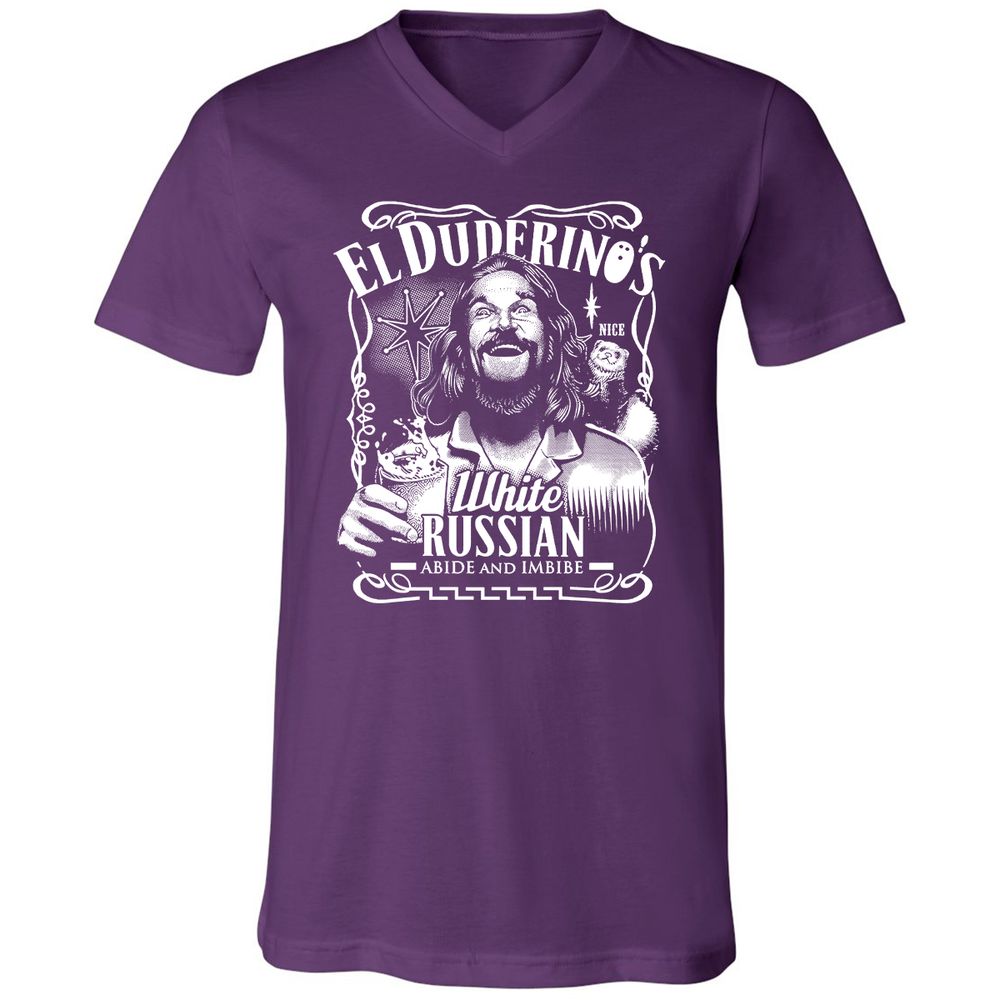 Unisex V-Neck T-Shirt - N6GJN2GX - Team Purple - 9