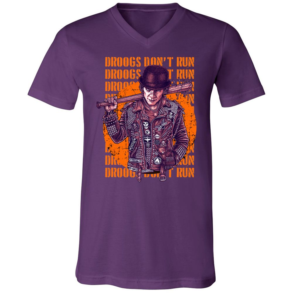 Unisex V-Neck T-Shirt - XTT2PRCQ - Team Purple - 9