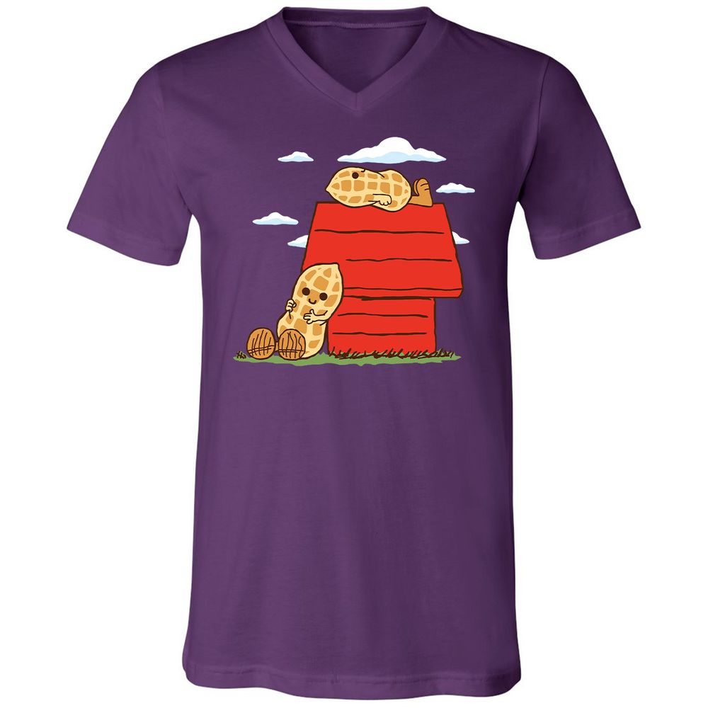 Unisex V-Neck T-Shirt - F8UHPUED - Team Purple - 9