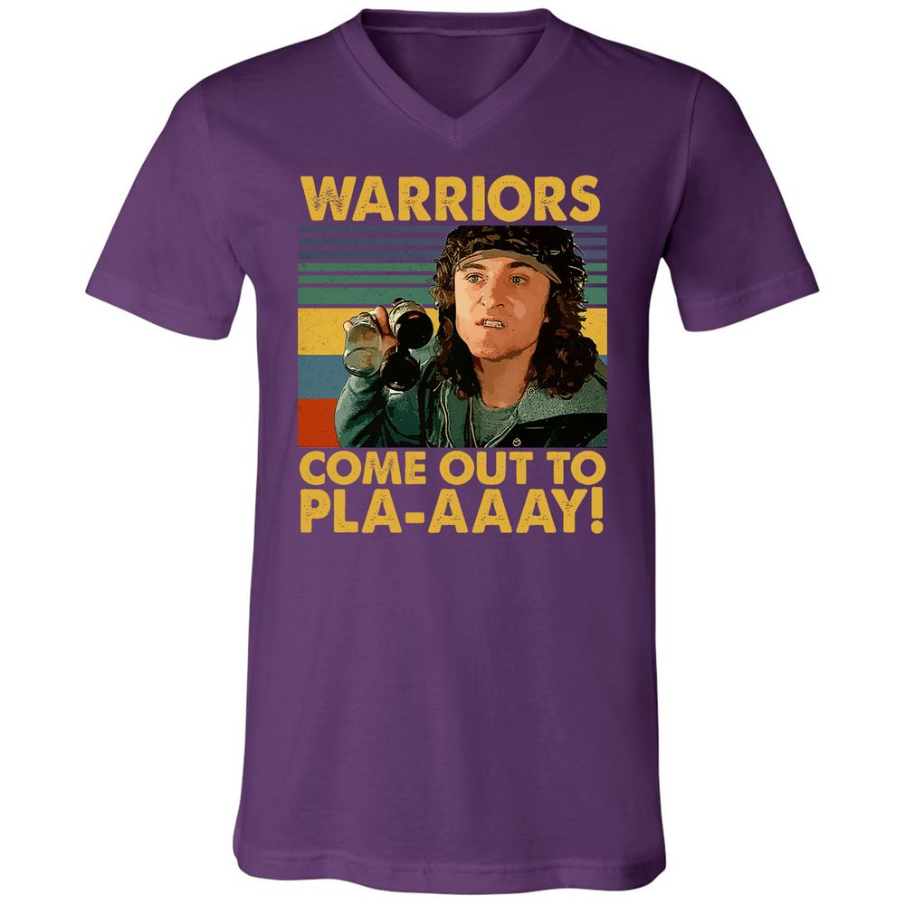 Unisex V-Neck T-Shirt - H14185QN - Team Purple - 9
