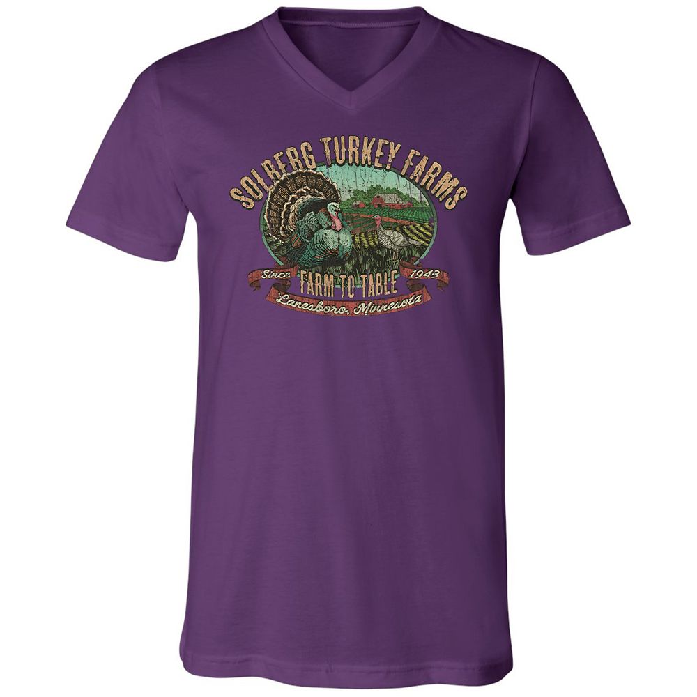 Vintage Turkey Farm Thanksgiving - Team Purple - 9