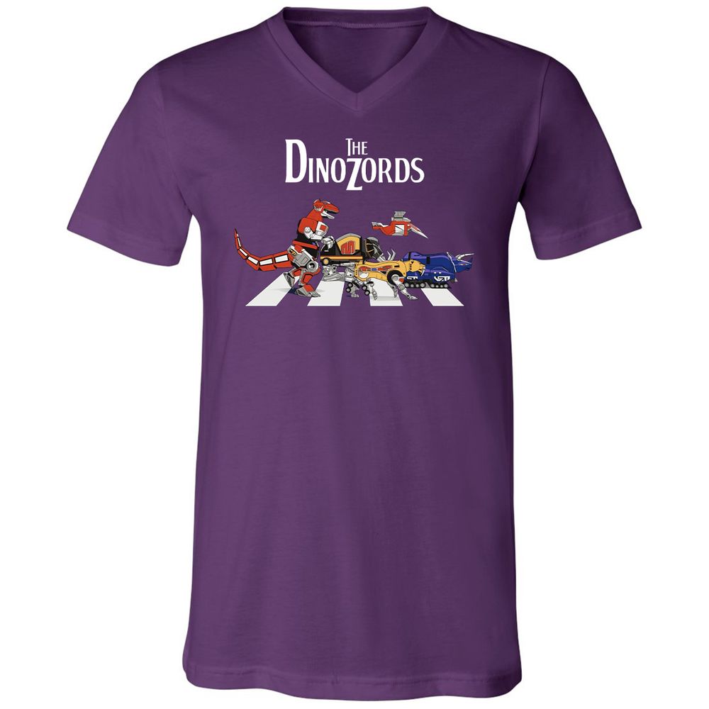 Unisex V-Neck T-Shirt - R5CUXNZS - Team Purple - 9