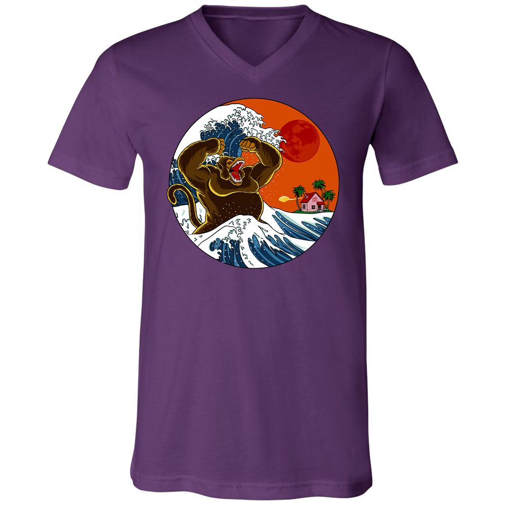 Unisex V-Neck T-Shirt - S7944W6C - Team Purple - 9