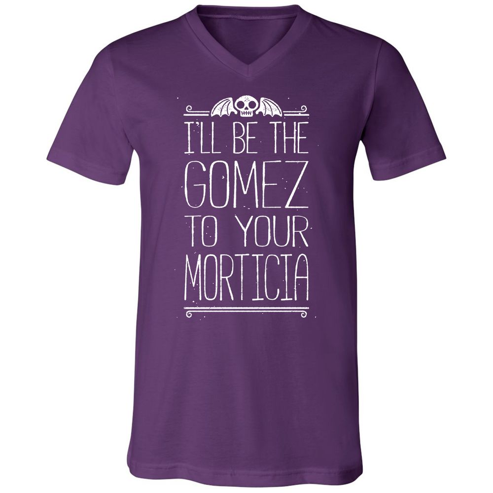 Unisex V-Neck T-Shirt - EK7GK5YN - Team Purple - 9