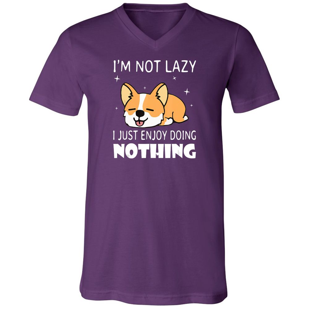 Unisex V-Neck T-Shirt - XENE263T - Team Purple - 9