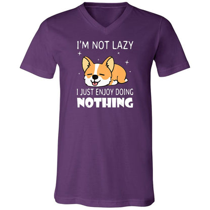Unisex V-Neck T-Shirt - XENE263T - Team Purple - 9