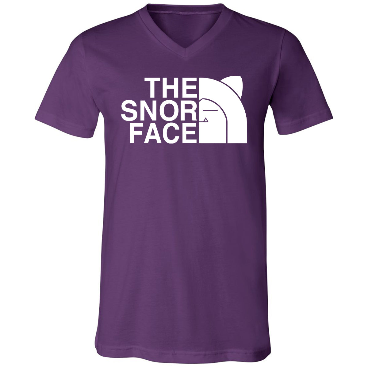 Unisex V-Neck T-Shirt - FAS2J8HA - Team Purple - 9