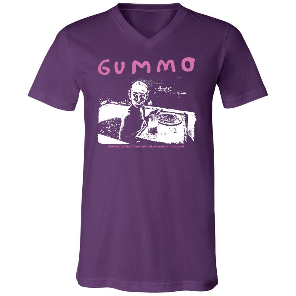 Unisex V-Neck T-Shirt - UHK3VGND - Team Purple - 9