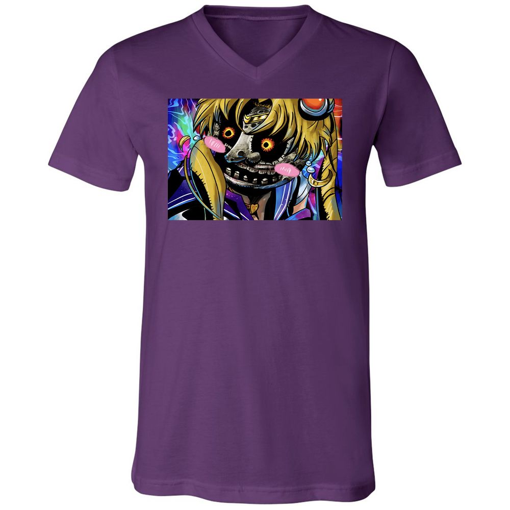 Unisex V-Neck T-Shirt - AP63H629 - Team Purple - 9