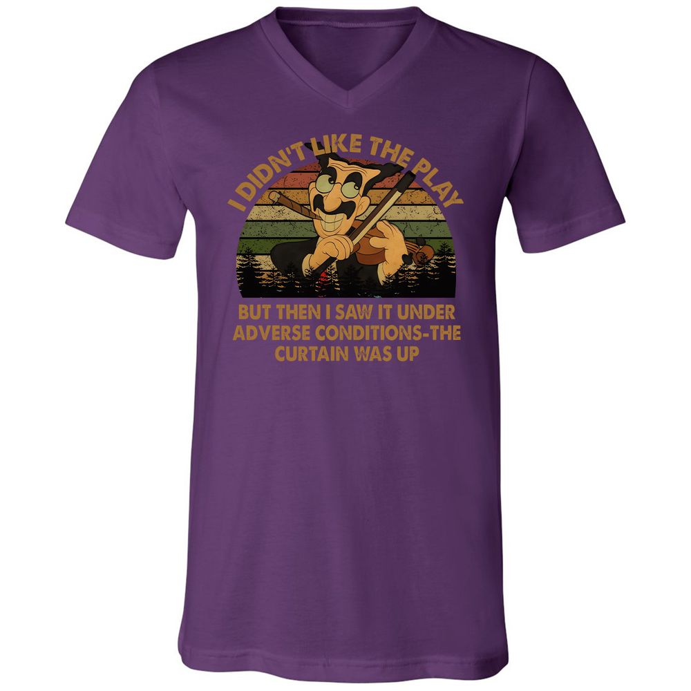 Unisex V-Neck T-Shirt - 22PB9HLL - Team Purple - 9