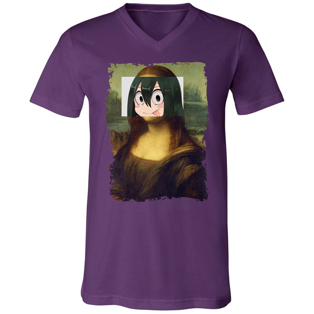 Unisex V-Neck T-Shirt - 98CW6DN1 - Team Purple - 9
