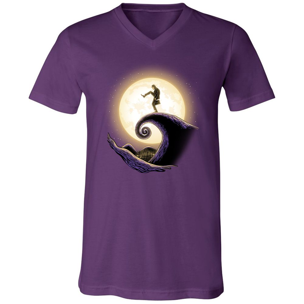 Unisex V-Neck T-Shirt - Y42984P7 - Team Purple - 9