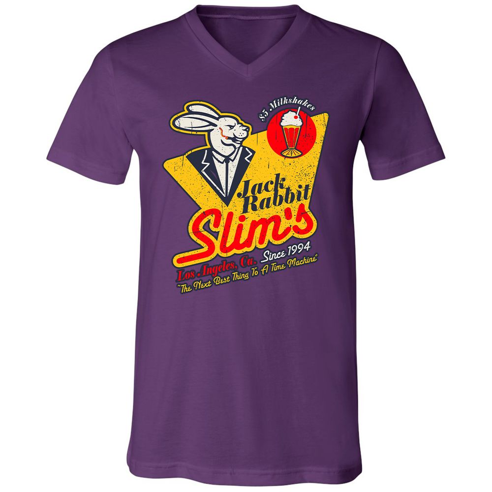 Unisex V-Neck T-Shirt - 211ANB8K - Team Purple - 9