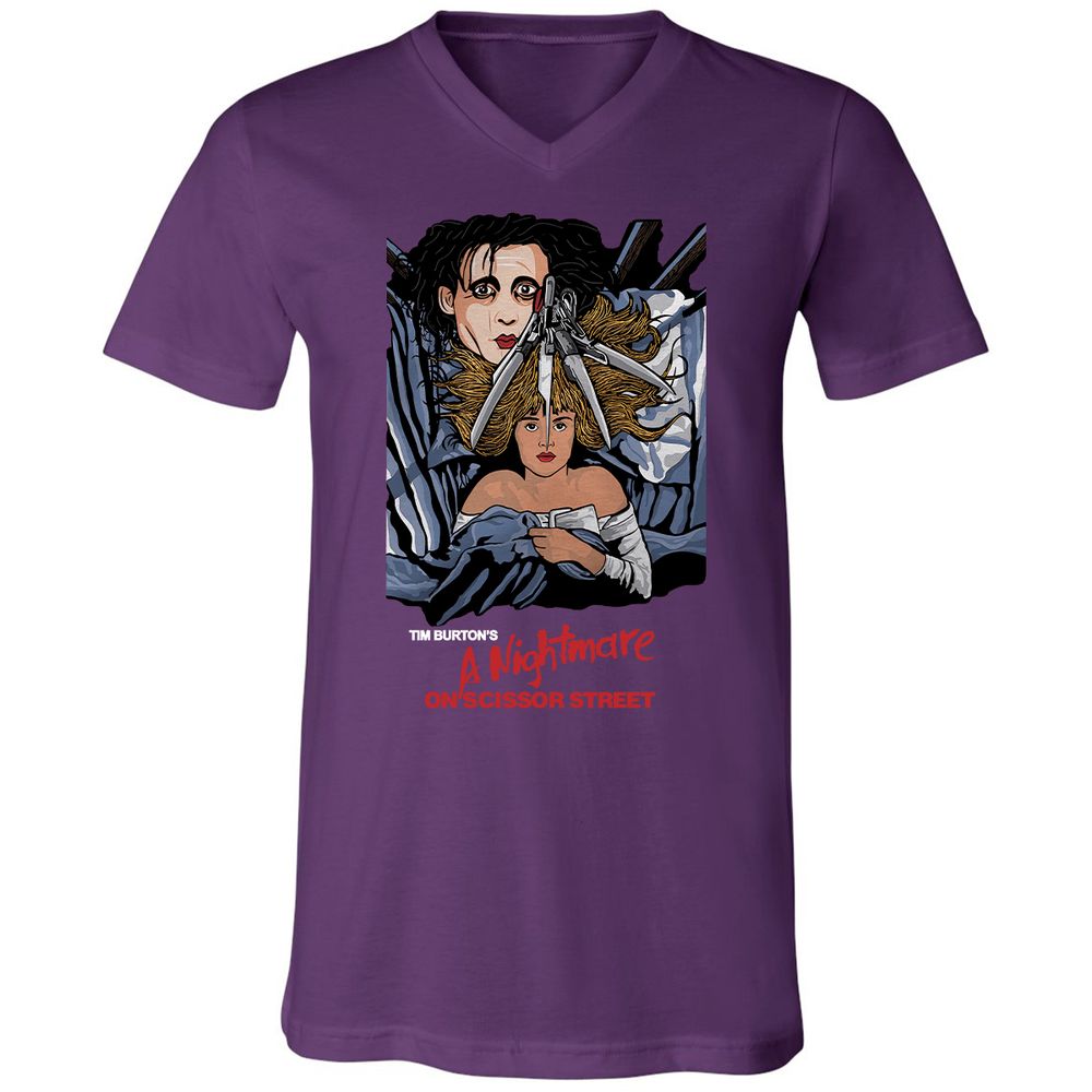 Unisex V-Neck T-Shirt - 28UUK48K - Team Purple - 9