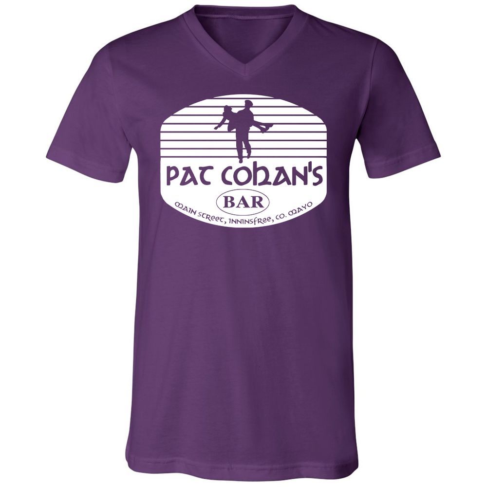Unisex V-Neck T-Shirt - VPGAAQRZ - Team Purple - 9