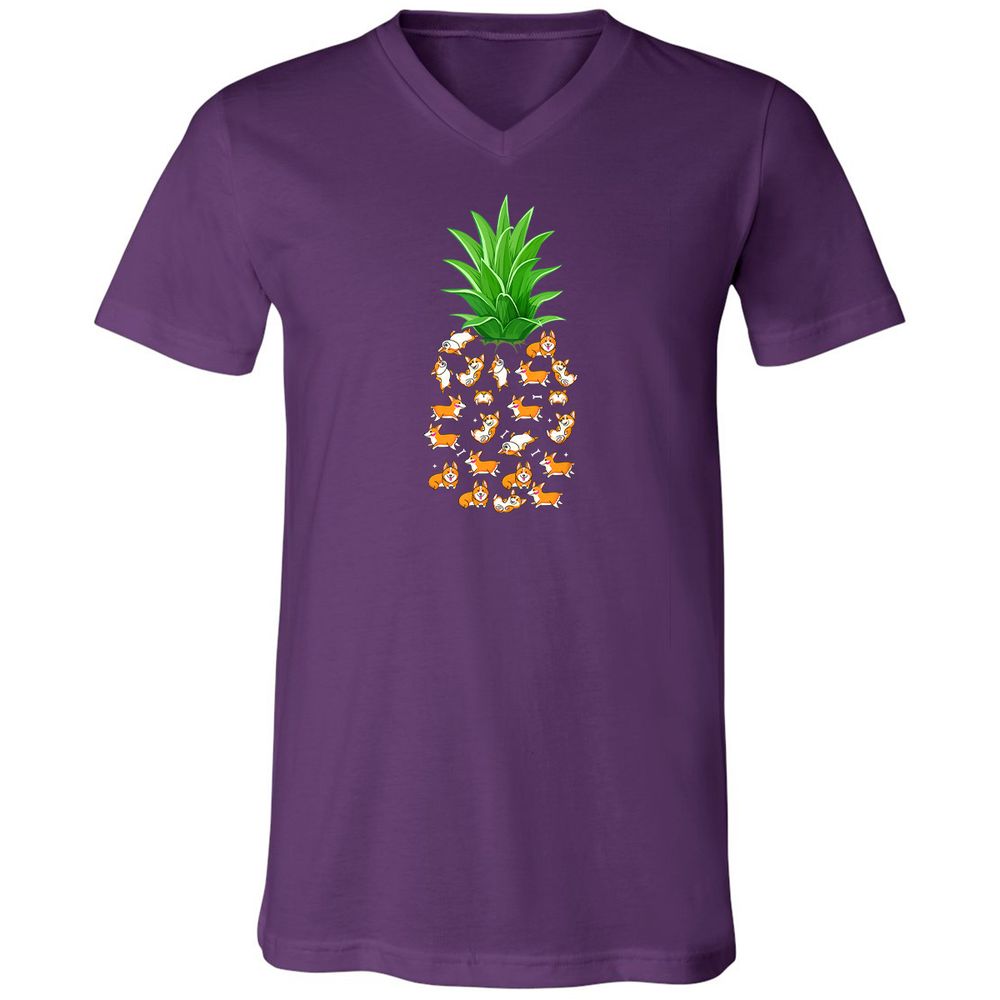 Unisex V-Neck T-Shirt - BYURW39F - Team Purple - 9