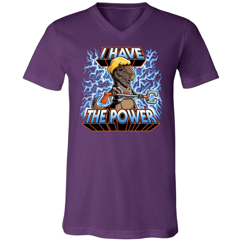 Unisex V-Neck T-Shirt - HC1NJ1Z1 - Team Purple - 9