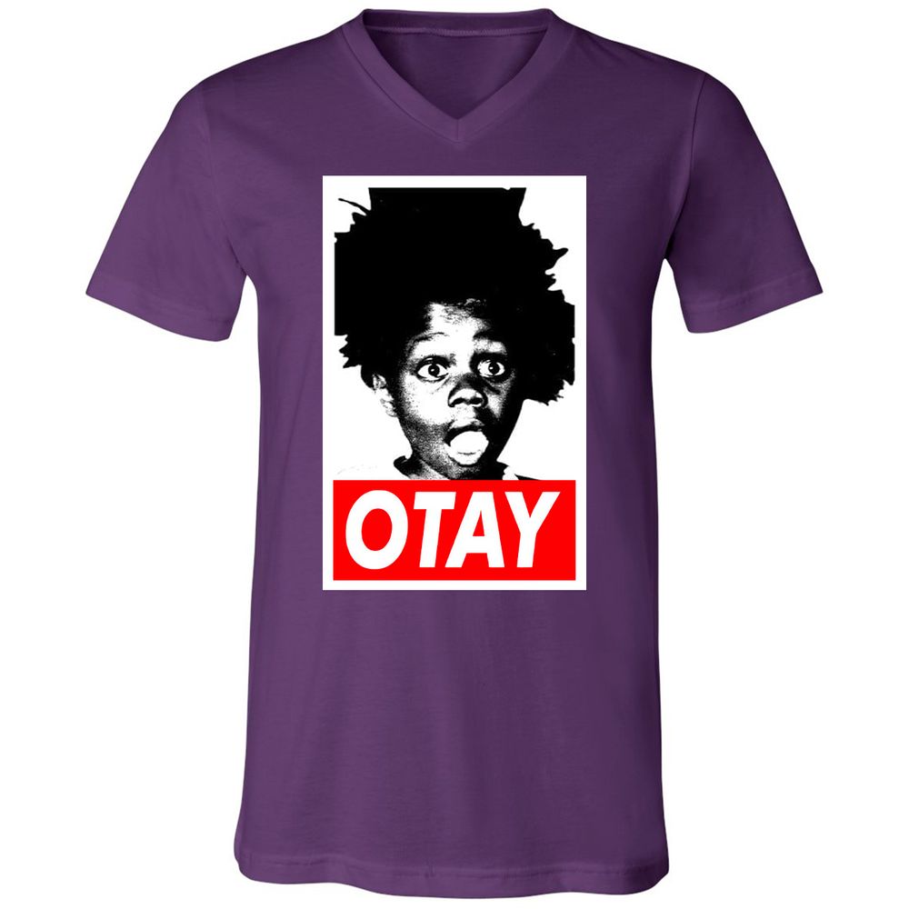 Unisex V-Neck T-Shirt - BW6CY1Y4 - Team Purple - 9