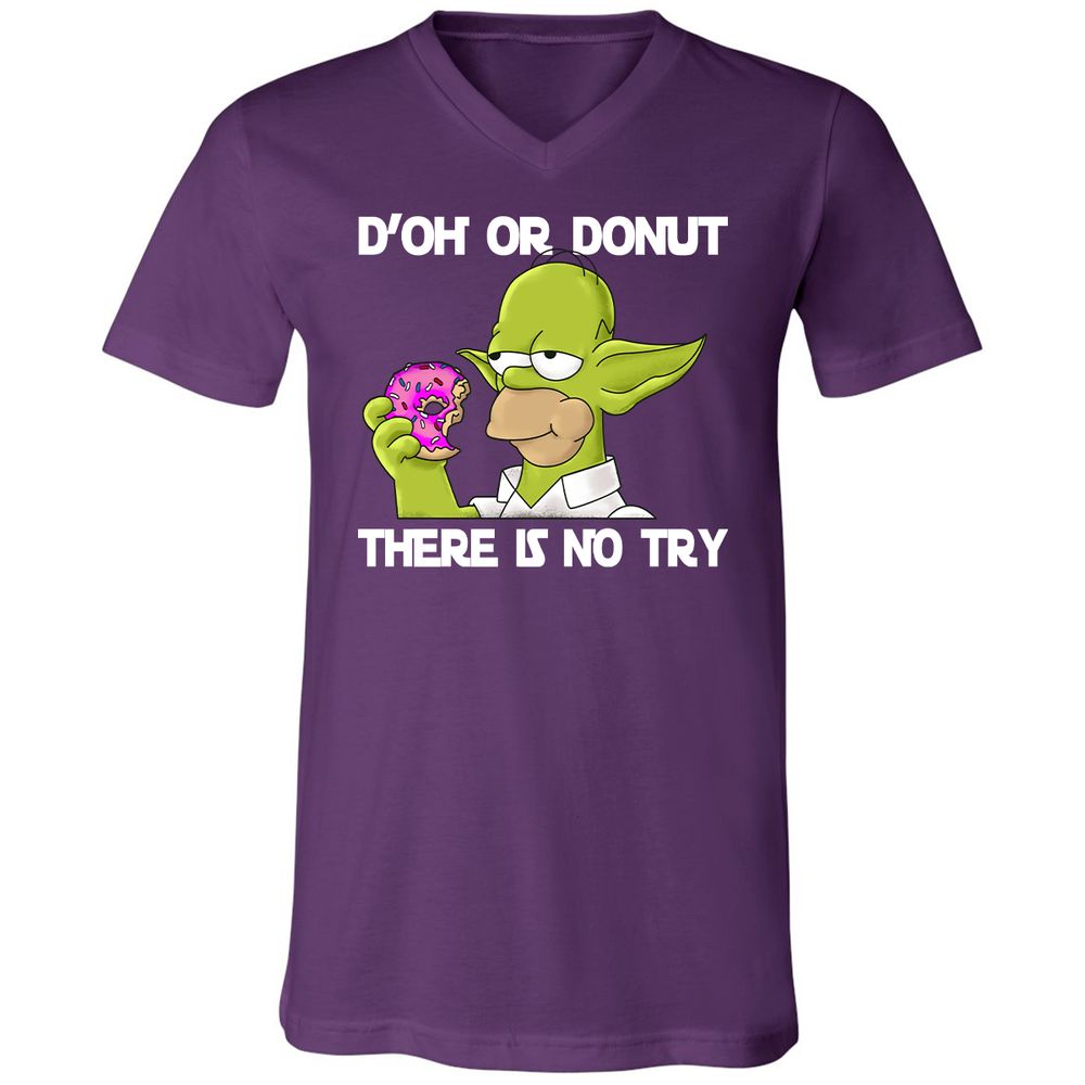 Unisex V-Neck T-Shirt - 2MYUGHFX - Team Purple - 9