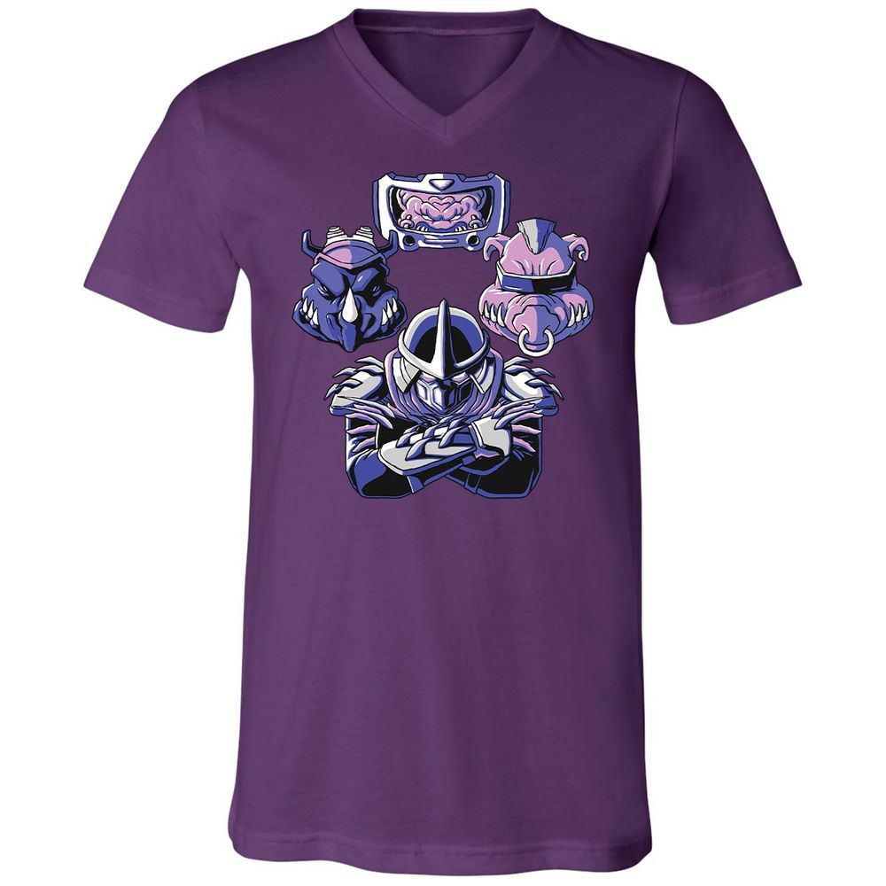 Unisex V-Neck T-Shirt - T8VHP5HC - Team Purple - 9