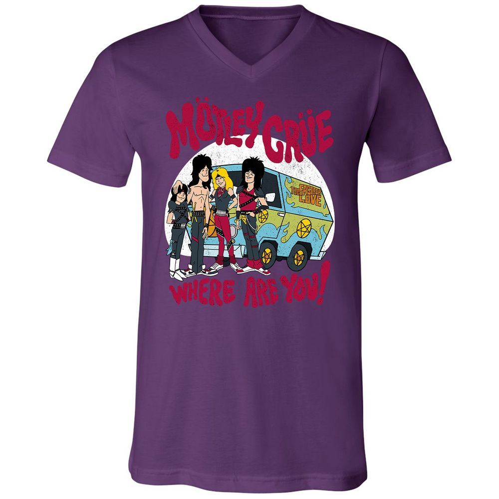 Unisex V-Neck T-Shirt - 33NDJVUP - Team Purple - 9