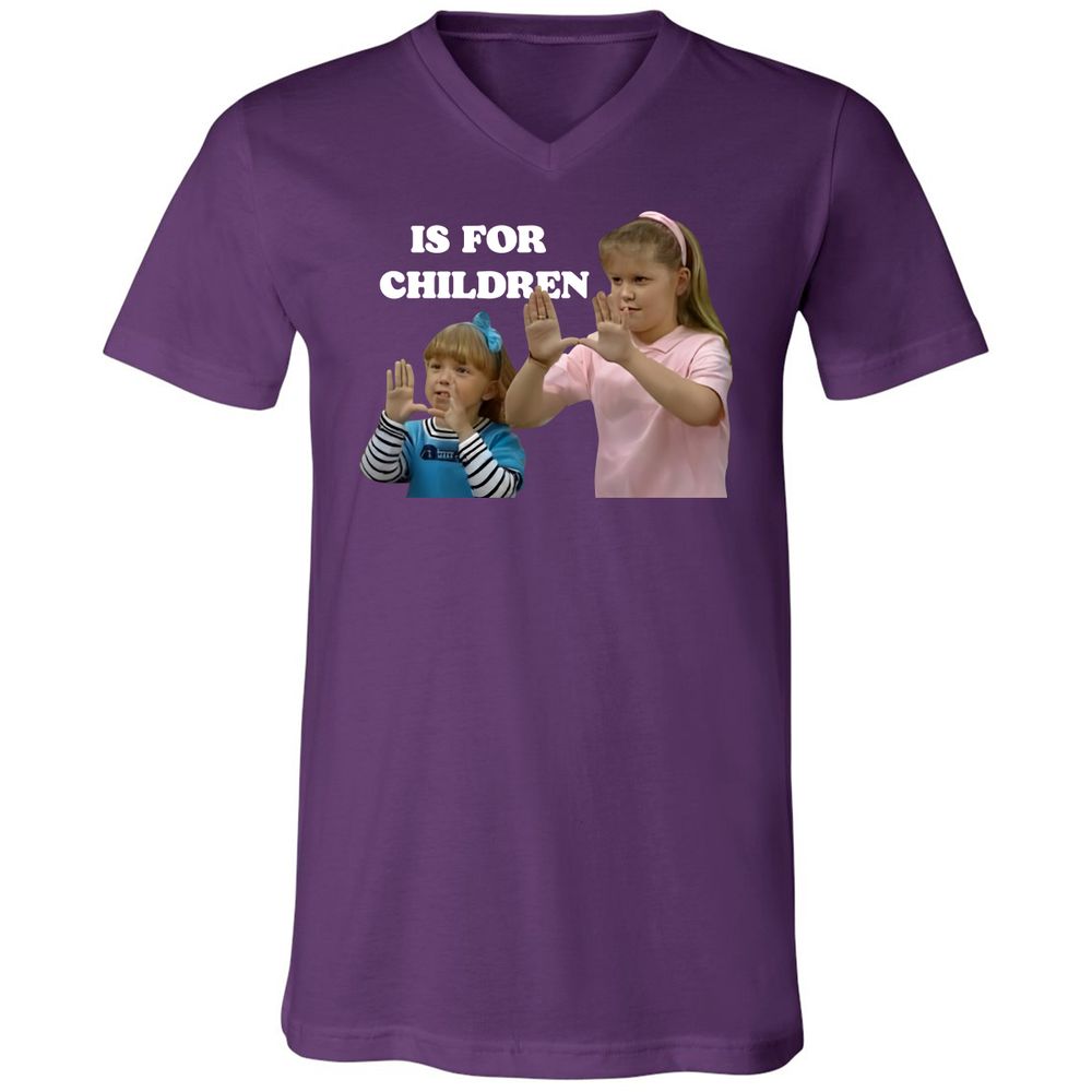 Unisex V-Neck T-Shirt - ZK5693LW - Team Purple - 9