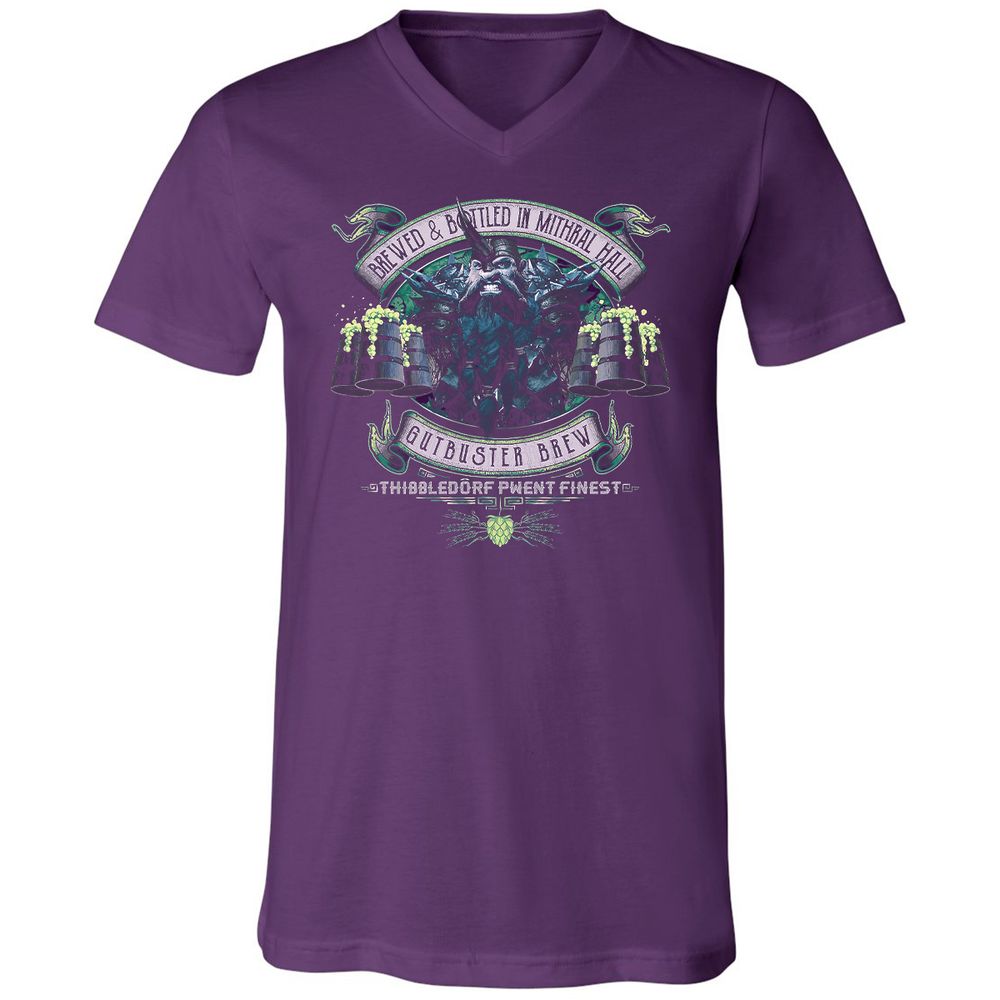 Unisex V-Neck T-Shirt - NL39G1LK - Team Purple - 9