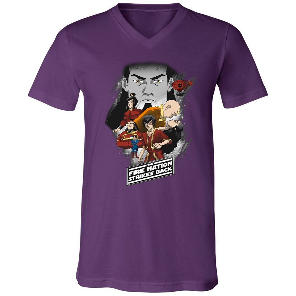 Unisex V-Neck T-Shirt - 2SYETPJV - Team Purple - 9