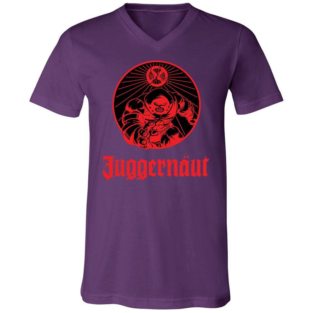 Unisex V-Neck T-Shirt - 73D56TAT - Team Purple - 9