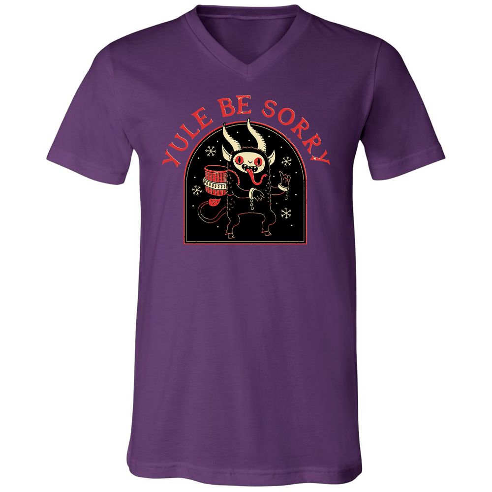 Unisex V-Neck T-Shirt - AU6GV39A - Team Purple - 9