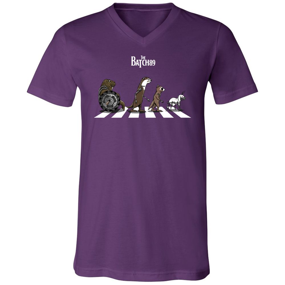 Unisex V-Neck T-Shirt - 8LQ1188B - Team Purple - 9