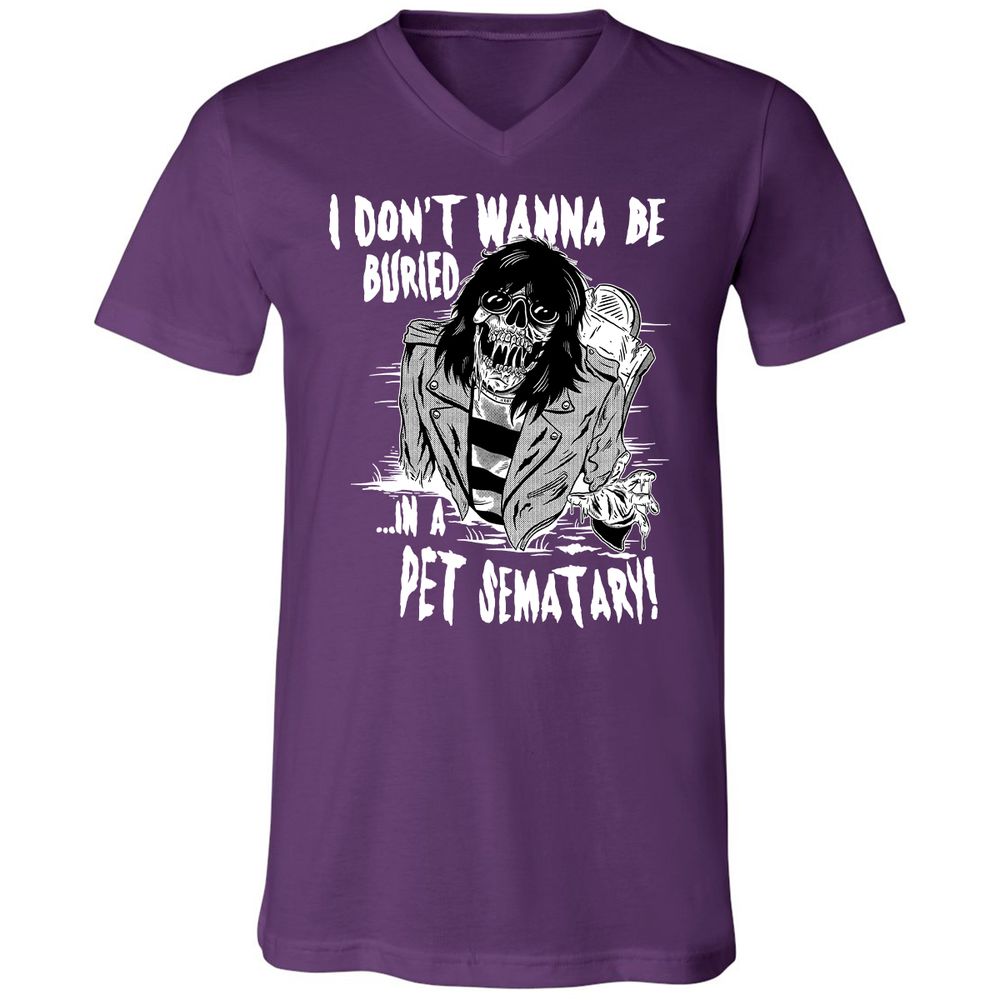Unisex V-Neck T-Shirt - 52U8K8U5 - Team Purple - 9