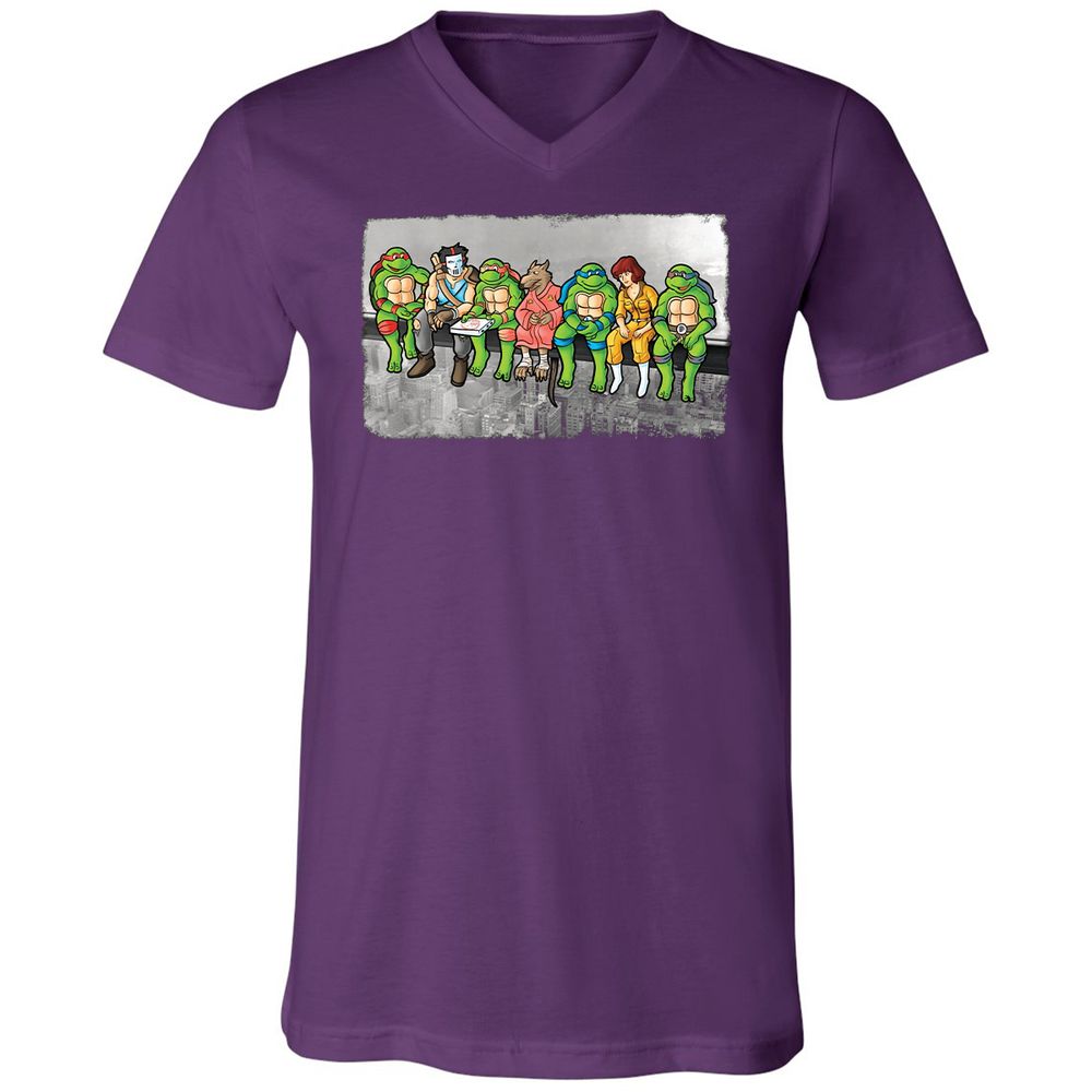 Unisex V-Neck T-Shirt - VD24XJST - Team Purple - 9