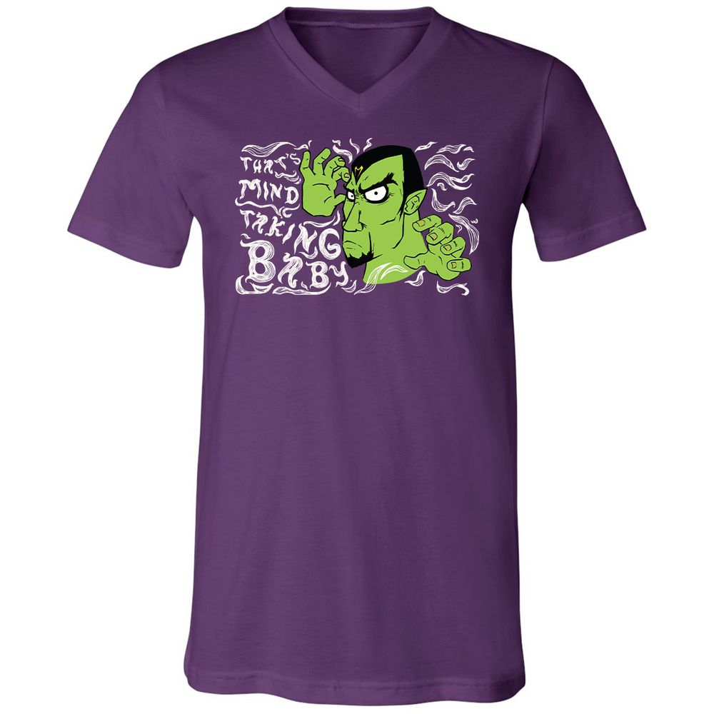 Unisex V-Neck T-Shirt - ZEANUVXZ - Team Purple - 9