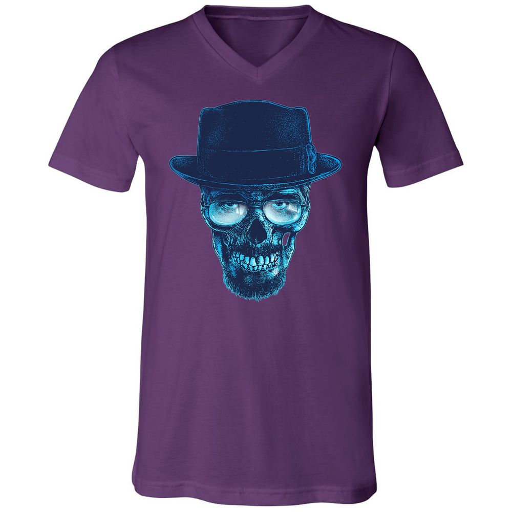 Unisex V-Neck T-Shirt - CBBU8THV - Team Purple - 9