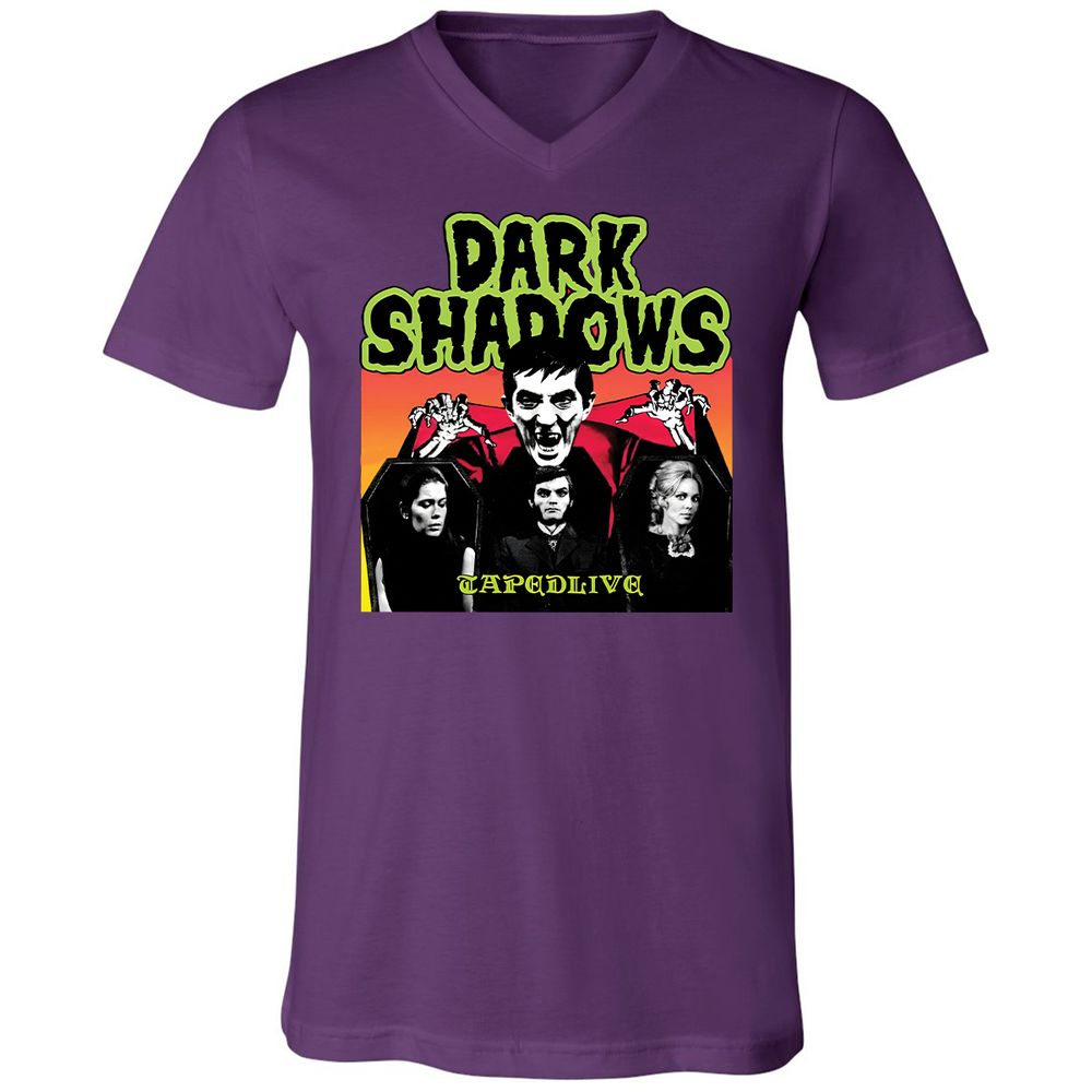 Unisex V-Neck T-Shirt - FFMGYTK7 - Team Purple - 9