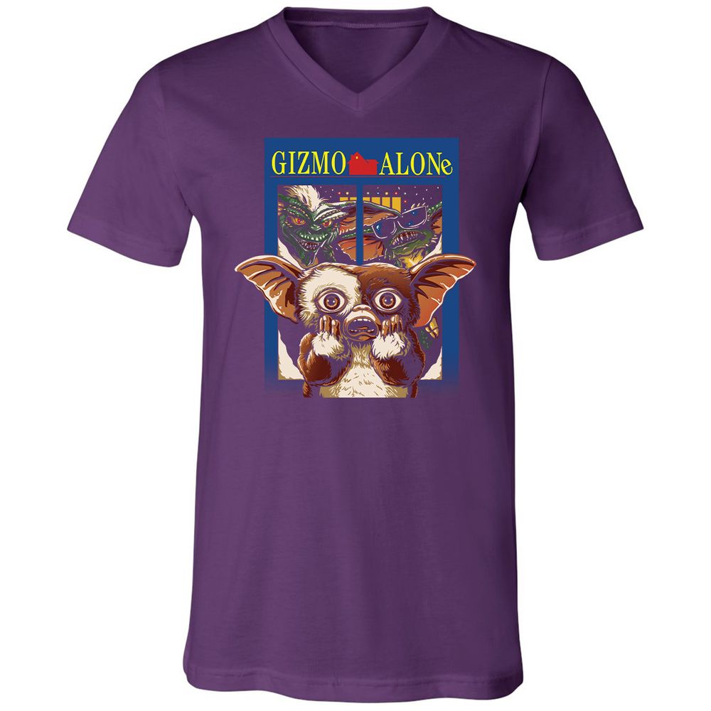Unisex V-Neck T-Shirt - YUPVCW1G - Team Purple - 9
