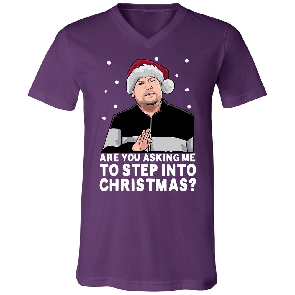 Unisex V-Neck T-Shirt - RRBHGW47 - Team Purple - 9