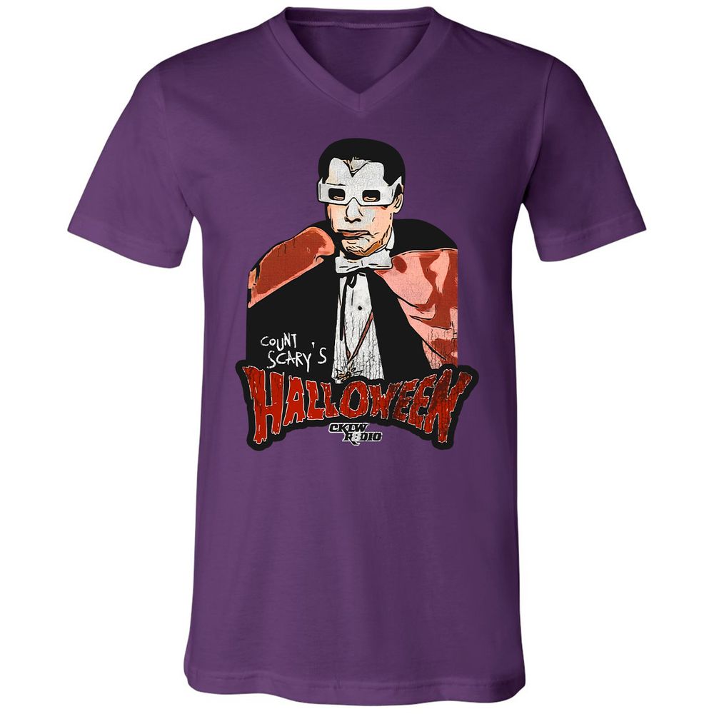 Unisex V-Neck T-Shirt - LRRMPL7Z - Team Purple - 9